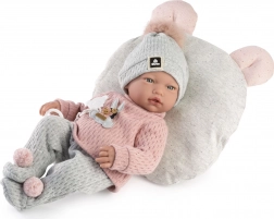Guca realistische Babypuppe mit Geräuschen, weicher Stoffkörper 38 cm