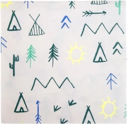 Papier-Servietten Tipi Wald MERI MERI 33 × 33 cm, 20 Stk.