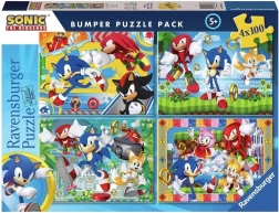 Ravensburger Puzzle Sonic der Igel 4x100 Teile