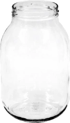 Glas-Einmachglas 3000 ml mit weitem 100-mm-Hals