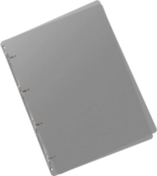 Ordner A5 Lines rauchgrau mit 4-Ring-Mechanik