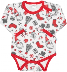 Baby-Body mit langen Ärmeln New Baby Christmas