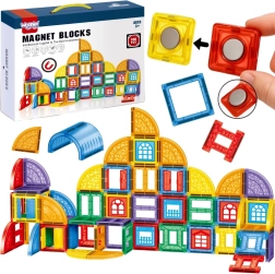 Magnetische 3D-Bausteine WOOPIE – Lernset Schloss, 100 Stk.