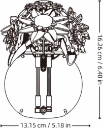 Sluban Strauß aus Sonnenblumen und Gänseblümchen in Vase
