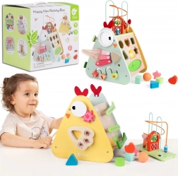 Holzwürfel Montessori 10-in-1 CLASSIC WORLD Glückliche Farm XXL
