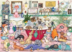 Puzzle Berts abendliches Bad XL 500 Teile