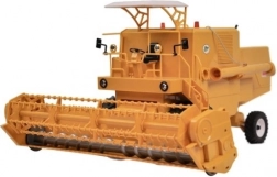 Gelber Kunststoffmähdrescher zum Spielen Bizon Super Z056