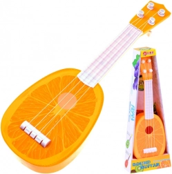 Kinder-Ukulele – Plastikgitarre 37 cm – Orange
