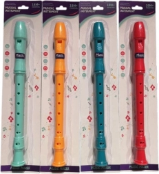 Plastflöte für Kinder im Blister, 4 Farben