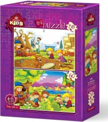 Puzzle Kleine Botaniker 35 und 60 Teile