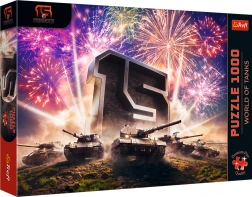 Trefl Puzzle 1000 Teile – 15. Jubiläum WORLD OF TANKS
