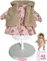 Llorens 3-teiliges Outfit für Puppe 42 cm