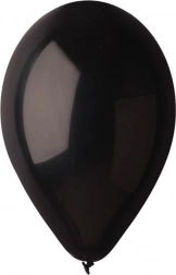 Pastellschwarze Ballons 26 cm (10") – 100 Stk. GODAN