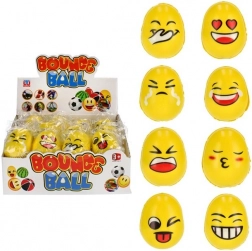 Anti-Stress-Ei mit Emoji-Gesichtern 6 cm