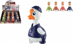 Entchen mit Schwungradantrieb 9 cm – drücken und los, 4 Farben, Kunststoff, Box 16 Stk.