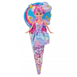 SPARKLE GIRLZ Einhorn-Feenpuppe 28 cm im Geschenkkegel