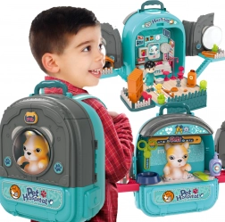 Woopie 3-in-1 Tierarzt-Rucksack mit Häuschen und Hündchen