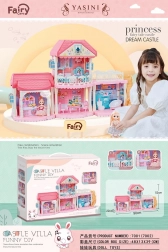 Puppen-Villa mit Zubehör