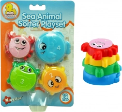 Meerestiere für die Badewanne