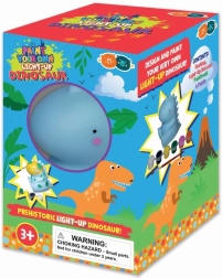 Leuchtender Dinosaurier zum Ausmalen