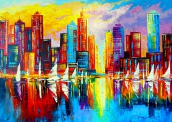 Puzzle Abend in New York 1000 Teile