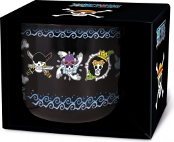 Keramischer Becher One Piece mit Totenköpfen 400 ml