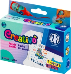 Textilfarben ASTRA CREATIVO 5×20 ml