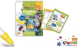 Magisches Malen mit Wasser – Block, 4 Blätter – Tierchen