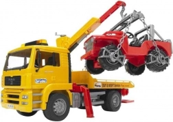 Bruder Abschleppwagen MAN und Geländewagen Jeep