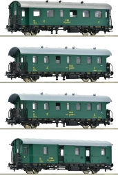 Set von Personenzügen der ČSD für Modelleisenbahnen