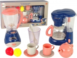 Kinder-Küchenset mit Mixer und Kaffeemaschine mit Licht und Sound