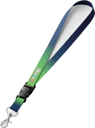 Schlüsselband mit Karabiner OXY Ombre Blue