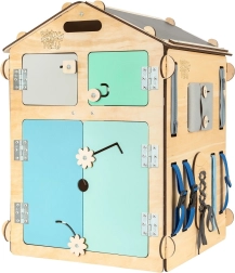 BusyKids Activity-Board Häuschen Mint