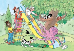 JUMBO Puzzle Rutschige Rutsche für Kinder - 150 Teile