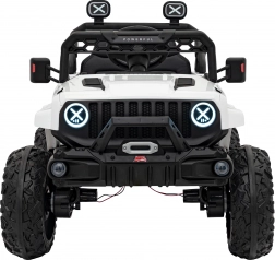 Elektrischer Kinder-Geländewagen Speed weiß