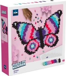 Plus-Plus Puzzle nach Zahlen - Schmetterling 800 Teile