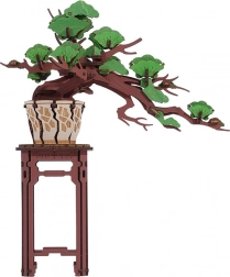 RoboTime 3D Holzpuzzle Bonsai-Kiefer