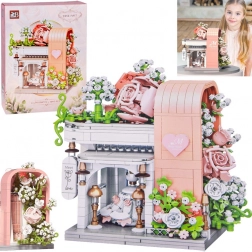 romantischer Baukasten: Hochzeitssalon mit Schaufenster, Blumen und Kleid (1047 Teile)