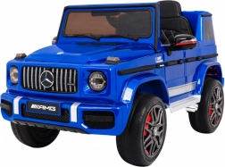 Elektrisches Kinderauto MERCEDES-AMG G63, blau lackiert mit Fernbedienung