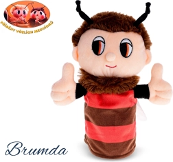 Plüsch-Handpuppe Brumda Geschichten der Bienenbären 24 cm - 1 Stück