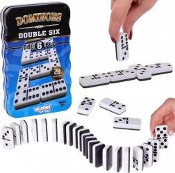 Woopie Klassisches Domino – 28 Steine in Metallbox