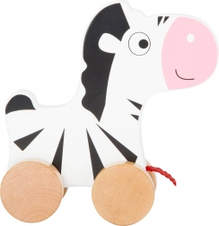 Small Foot Holz-Ziehtier Zebra