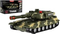 Plastikpanzer 20 cm mit Schwungrad, Licht und Sound