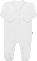 Baby-Baumwoll-Strampler New Baby Practical weiß für Jungen 86 (12–18 Monate)