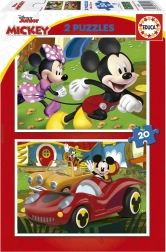 Puzzle MICKEY MOUSE – Freizeitpark 2×20 Teile EDUCA