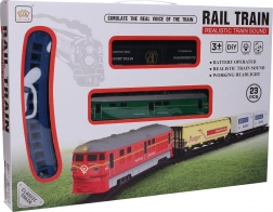 Eisenbahnstrecke mit Effekten 106 × 106 cm