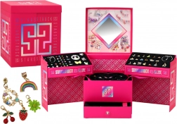 Schmuck-Bastelset für Kinder mit Perlen und Anhängern in Schmuckkästchen, 1267 Teile