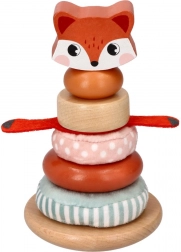 Stapel-Sturm mit Fuchsmotiv