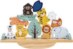Balancierspiel Safari aus Holz für Kinder 2+