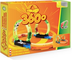 Abschuss-Autorennbahn 360 mit Doppelschleife